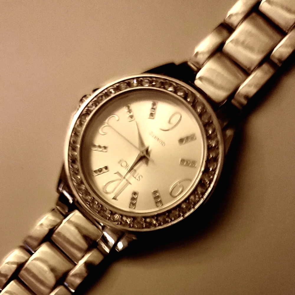 Women's studio watch - faux diamonds